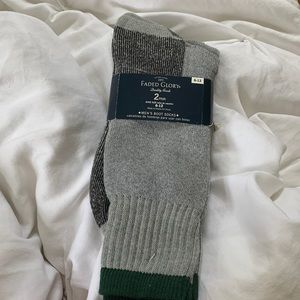 Faded glory mens boot socks